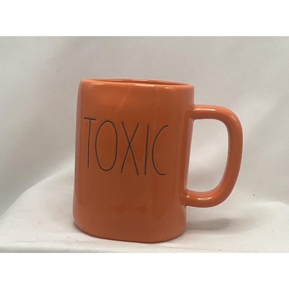Orange Halloween Rae Dunn toxic coffee mug - Picture 1 of 8